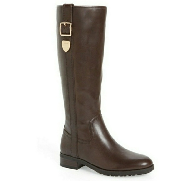 Coach Shoes - 🆕️Coach Chestnut Leather Riding Boots